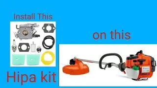 Husqvarna 326LS 223ls fuel system service carb replacement from Hipa