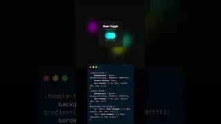 Insane Neon Toggle Switch with Lightning Effects! ⚡🔥#coding #ui