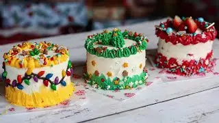 LUNCH BOX CAKE: Christmas edition |Soft sponge cake w/ whipped cream| Cute & Fun Gift