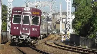 阪急5100系5128F&times;5100F @亥垣内踏切