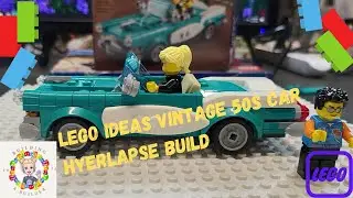 LEGO Ideas - Vintage 50s Car (40448) 2 Angle Hyperlapse Speed Build