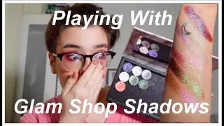 Playing With Glam Shop Single Shadows! (OMG!!!) // Swatches, Comparisons + A Look!