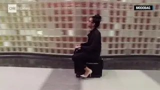 You can ride this suitcase around the airport