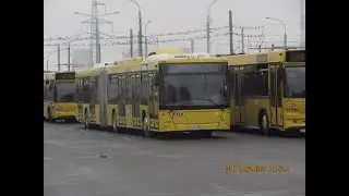 Минск, поездка на автобусе МАЗ-215.069, рег.№ АС 3586-7, марш.42 (29.10.2022)