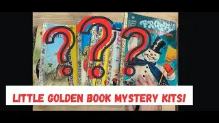 Little Golden Book Mystery Kits! #junkjournal #junkjournalideas 