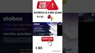 Evorich Evoscent Stobox WCRU cru Is a Big Scam #scamalert #scam #shorts