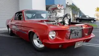 1000HP 1967 S Code Ford Mustang Fastback prostreet blower show car