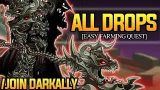 AQW - /JOIN DARKALLY (ALL Underfiend Boss Drops & EASY Farming Quest Drops) + ITEM Showcase!