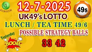 UK49s Lunch time Tea time prediction I uk49s today match prediction I uk49 strategy to win