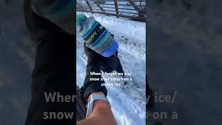 Post snow storm run