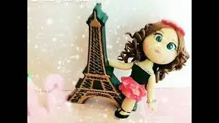 Cake Topper Paris