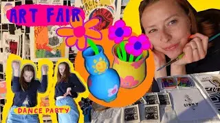 Art Studio Vlog Episode 003: First Friday in Las Vegas, painting POTS and lots of dancing