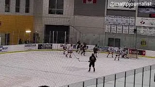 Goal scored by #15 Dylan Richter of the AAA U16 Elgin-Middlesex Chiefs.