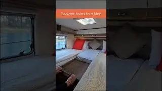 Carado T447 Motorhome Bed Conversion from Twin to King