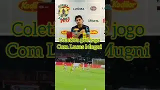 Coletiva pr&eacute; jogo com Lucas Mugni.Creditos:TV Mirassol ,Jr Oliveira #oficinadabola #mirassolfc