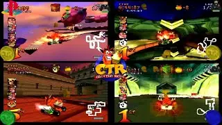 Crash Team Racing PS1 101% Adventure Mode Part 18: Citadel City CTR Challenges [Jan 8 2026]