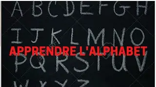 Apprendre les lettres de l'alphabet, lettres majuscules