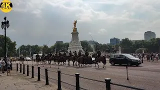 King's Troops Pass Buckingham Palace