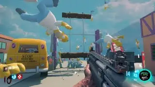 The Simpsons Dome Custom Zombies on PC - Flogger kills Homer Horde