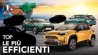Le AUTO che CONSUMANO MENO del 2021 (per alimentazione)