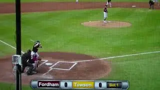 Fordham P Matt Mikulski vs. Towson's Nolan Young - 1st inning, 4/17/21
