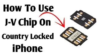 How To Use J-V Chip On Country Locked iPhone ✔️