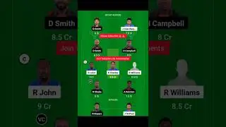 SS vs BLB Dream11 Team || Dream11 Prediction || Dream11 Spice lsle T10 || #shorts