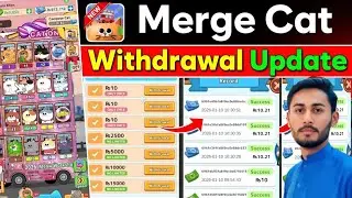Merge Cat App Review - Merge Cats Puzzle Game | New Earning App 2026 Overview 