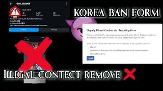 New Instagram Reporting Form 2025! Remove Illegal content [ korea ban form ] working 100% 😎🚀