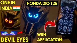 Honda DIO 125 With Devil Eyes | Application Operated Eye Lighting | Dio Modified | EP-1 | SpeedToday