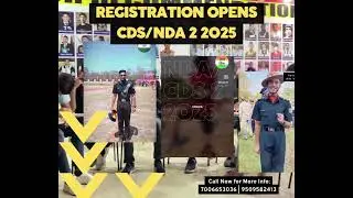 NDA/CDS 2025 Batch Starts 21 April |  #NDA2025 #CDS2025 #SSBInterview #DefencePreparation