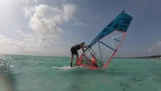 try not to laugh Bonaire windsurfing holiday fail