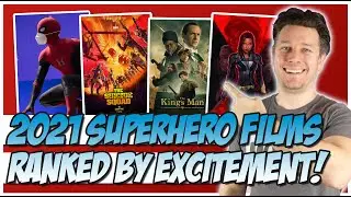 All 14 2021 Comic Book Movies Ranked By Excitement!