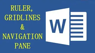 How to use a ruler, gridlines & navigation pane in MS Word (Urdu/Hindi)