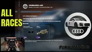 Celebrating Audi Live event / Test Drive Unlimited Solar Crown / Logitech Pro Racing Wheel Gameplay
