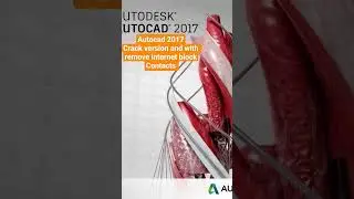 autocad 2017 crack remove block internet #autocad #2017
