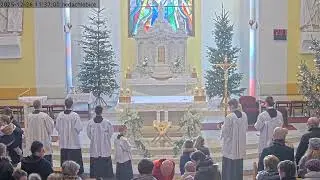M&scaron;e svat&aacute; z kostela sv. Cyrila a Metoděje v Nedachlebic&iacute;ch 26.12.2025