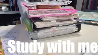 STUDY WITH ME 2hrs | Background noise,no music,no break | ASMR | real time｜motivation