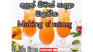Making of nutmeg base cocktail ....