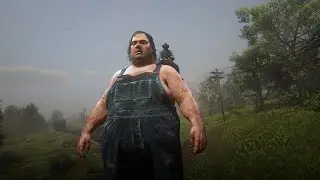 RDR2 Attack on Titan Mod Riding a Giant Pig Farmer in Red Dead Redemption 2
