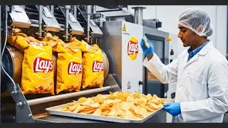 How Lay&rsquo;s Potato Chips Are Made in a Factory | Potato Chips Manufacturing Process
