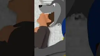Короткометражки &laquo;Балди против большого злого волка 2&raquo; #sticknodes #analoghorror #animation #baldi...