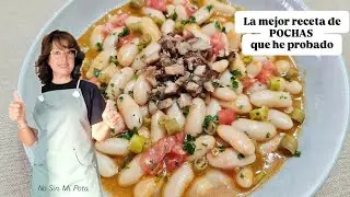 POCHAS (alubias frescas) a la NAVARRA 🔥 Receta con sabor tradicional.