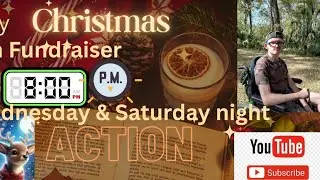 live fundraiser for Stevens Christmas wish.