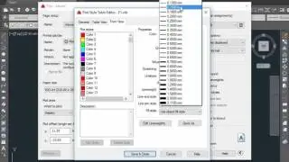 pen assignment in autocad