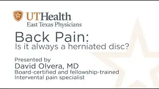 Back pain: Is it always a herniated disc?