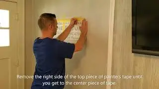 How to install a multiple piece wall decal. The best way to install a two piece wall sticker.