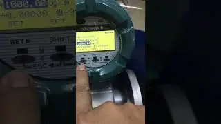 Fixed Density Setting YOKOGAWA AXG Flowmeter