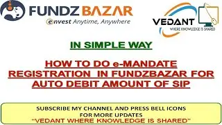 E-MANDATE FUNDZBAZAR NEW WEBSITE