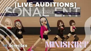[LIVE AUDITION] Team 8 - 'Miniskirt' AOA Performance (Pre-Show) ROBLOX KPOP TRAINEE